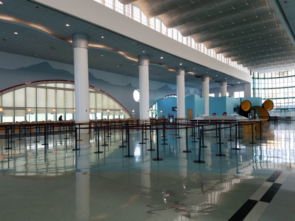 Disney Cruise Terminal Empty